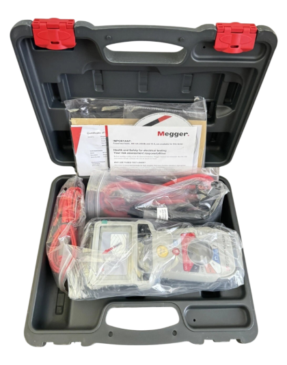 Portable Megger MIT400/2 insulation tester with IP54 weatherproof housing for field use