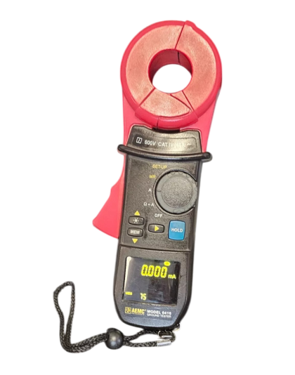 aemc 214103 model 6418 clamp ground resistance tester