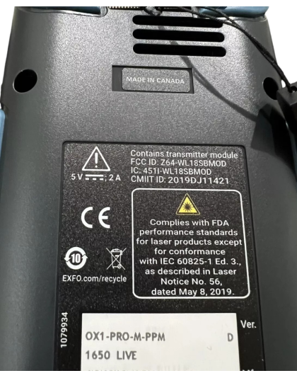 exfo ox1 pro mi 131015501650 installmaintenance optical explorer
