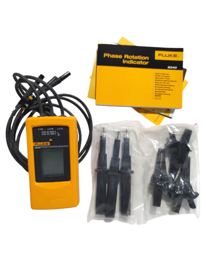 fluke 9040 digital phase rotation indicator tester