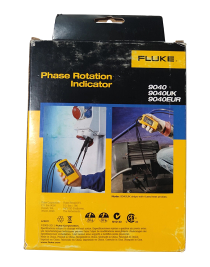 fluke 9040 digital phase rotation indicator tester