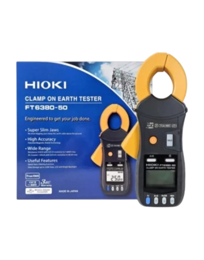 Hioki FT6380 Clamp On Earth Tester: Accurate Ground Resistance Measurement