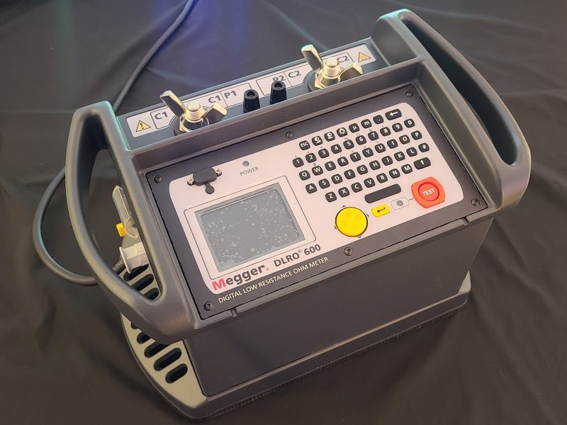 Megger DLRO600 Digital Microhmmeter: Accurate Low Resistance Testing with Up to 600 Amp Test Current
